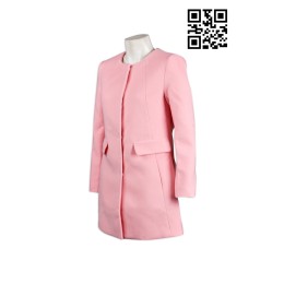 FA312 tailor made ladies' long coat suits uniform tailor made team group plain color supplier company Hong Kong FA312 tailor made ladies' long coat suits uniform tailor made team group plain color supplier company Hong Kong